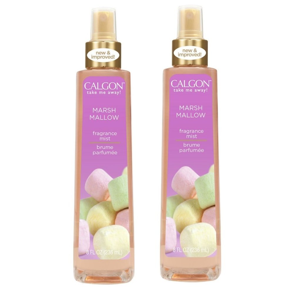 Calgon Take Me Away Marshmallow 8 oz Fragrance Body Mist x2